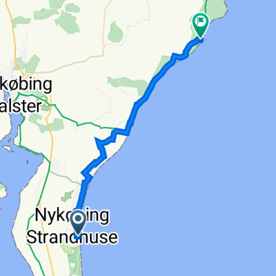 Tulipanvej 4A, Væggerløse nach Midtskovvejen 1, Horbelev