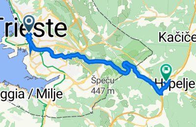Route in der Bikemap App öffnen