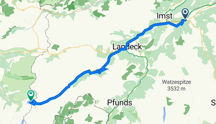 Industriegebiet 1106/1 to Straße ohne Straßennamen, Gaschurn