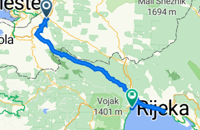 Route in der Bikemap App öffnen