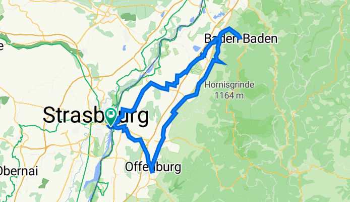 Strasburgo &gt; Baden Baden &gt; Strasburgo