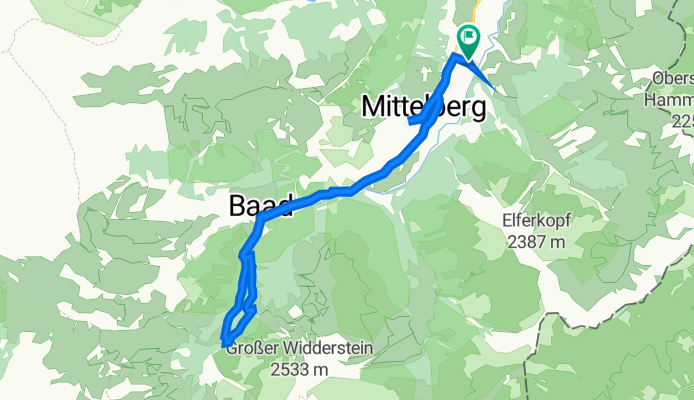 Unterahorn 7, Mittelberg nach Unterahorn 7, Mittelberg