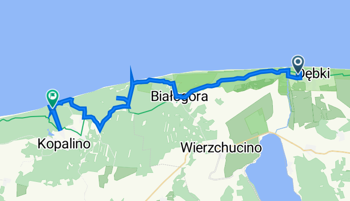 Trasa z Leśna 25, Dębki