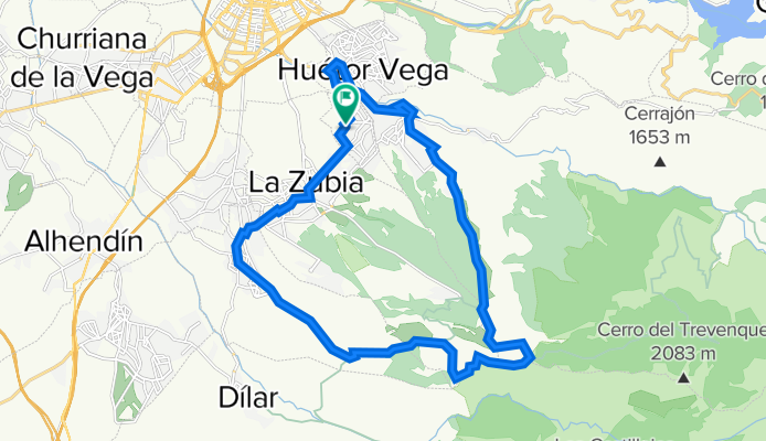 Cajar - Canal de la Espartera - Gojar - Cajar
