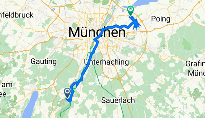 Klosterstraße 14, Schäftlarn nach Fasanenallee 10, Aschheim