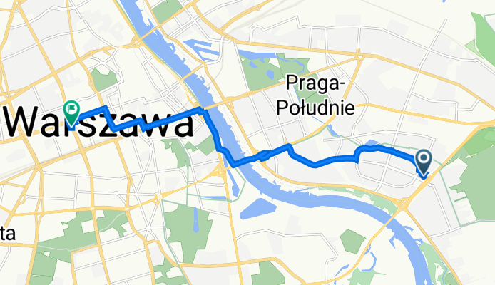 Floriana Znanieckiego 2, Warszawa do Rondo ONZ 01, Warszawa