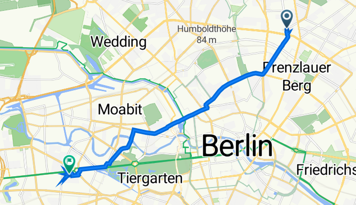 Neumannstraße 3C, Berlin nach Schillerstraße 11, Berlin