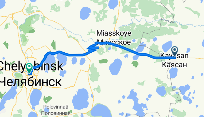 Recovered Route