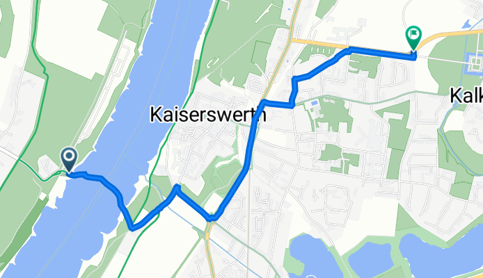 Langst-Kierst, Meerbusch nach Kalkumer Schloßallee 43–45, Düsseldorf