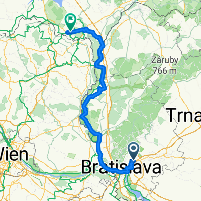 2.deň Bratislava - Valtice, cca 130 km