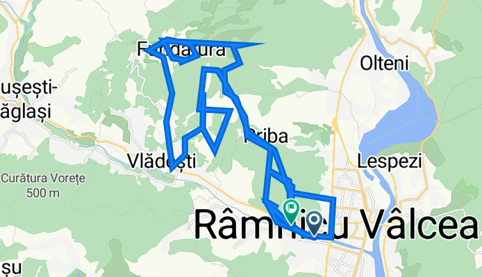 Strada Morilor 4, Râmnicu Vâlcea to Splaiul Independenței 14A, Râmnicu Vâlcea