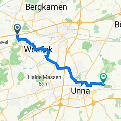 Lindenallee 160, Kamen nach Uelzener Dorfstraße 41, Unna