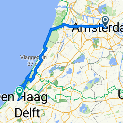 Stationsplein 47, Amsterdam to Oude Molstraat 46, The Hague