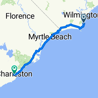 Randonnée en Wilmington, NC à Charleston, SC