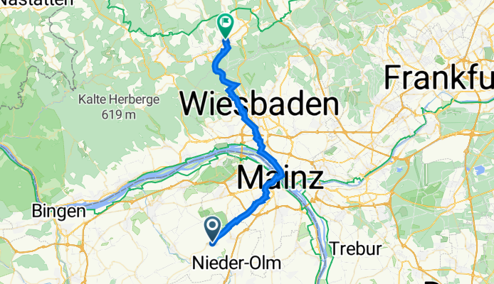 Mainzer Straße 15, Essenheim nach Im Hängl 3, Taunusstein