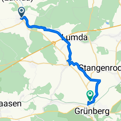 L3127 23, Rabenau to Londorfer Straße 53, Grünberg