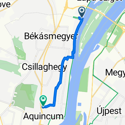Duna sétány 1, Budakalász - Római tér 8, Budapest