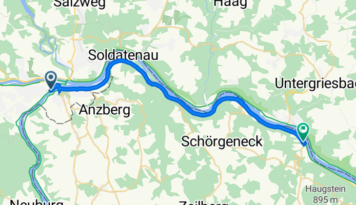 Etappe 1: Passau nach Kasten