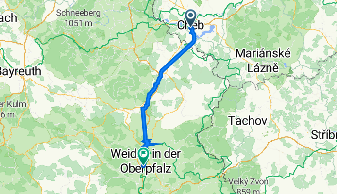 Májová 26, Cheb nach Dr.-Seeling-Straße 21, Weiden in der Oberpfalz
