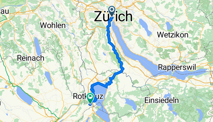 Lagerstrasse 4, Zürich nach Käppelihof 1, Meierskappel
