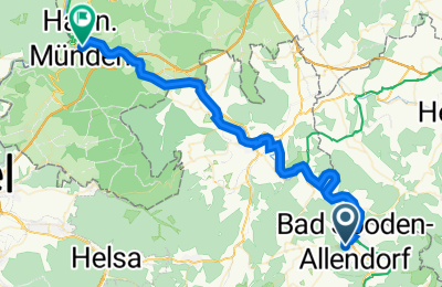 Route in der Bikemap App öffnen