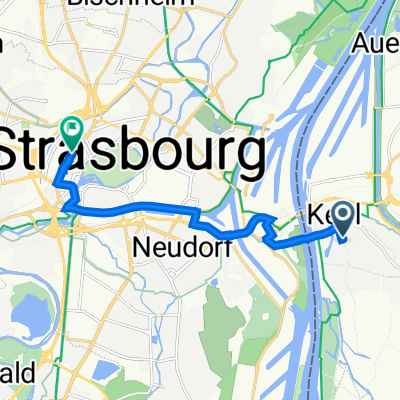 Bürgermeister-Mathias-Krauß-Straße 2, Kehl nach Gare Centrale, Strasbourg