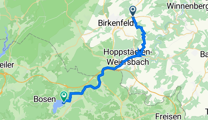 Birkenfeld Rimsberg, Ulmenhof nach Lindenallee 1, Nohfelden