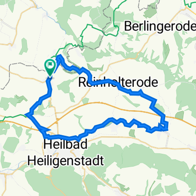 Route von K119 110, Hohes Kreuz