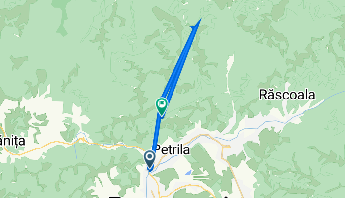 Route to off road Roşia muntele Bou