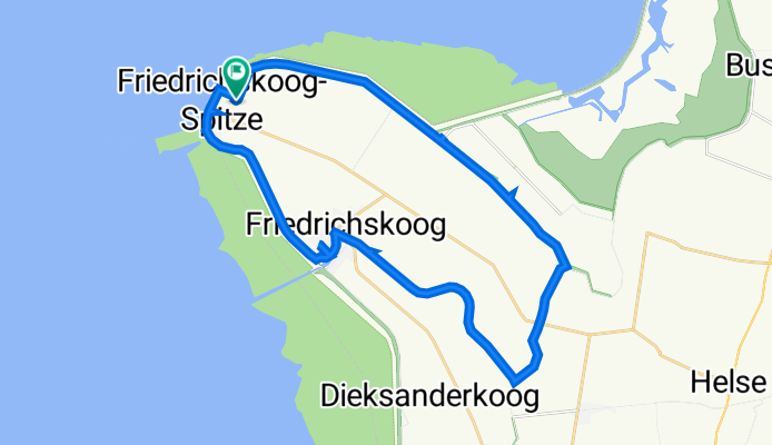 Nordseestraße 998, Friedrichskoog nach Nordseestraße 998, Friedrichskoog