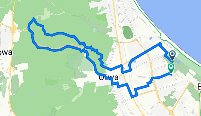 Droga bez nazwy, Gdańsk do Obrońców Wybrzeża 25b, Gdańsk