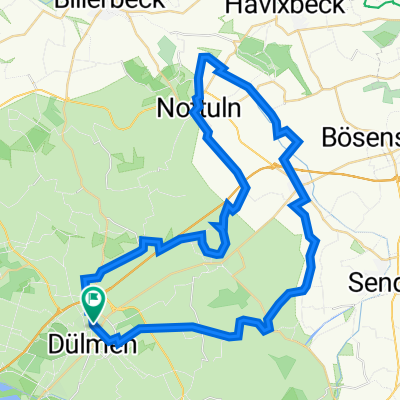 Entspannte Route