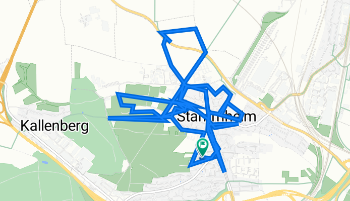 Frobeniusstraße 13, Stuttgart nach Frobeniusstraße 11A, Stuttgart