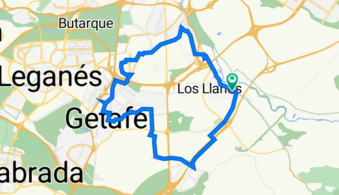 De Calle Amnistía Internacional 2, Getafe a Calle Amnistía Internacional 8, Getafe