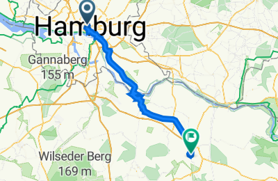 Route in der Bikemap App öffnen