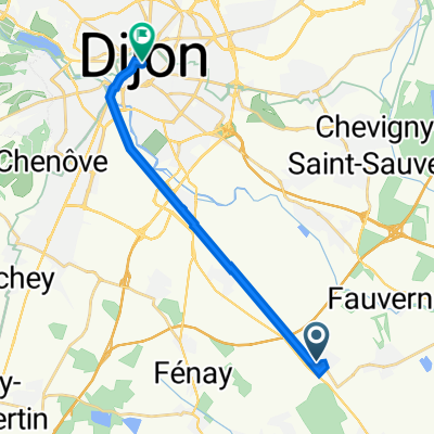 3 Rue des Canalous, Bretenière à 96 Rue de la Liberté, Dijon