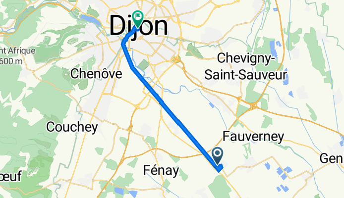 3 Rue des Canalous, Bretenière à 96 Rue de la Liberté, Dijon