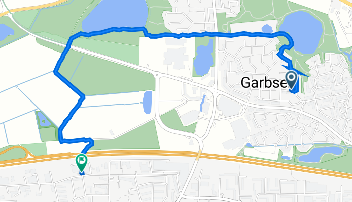 Bernsteinweg 2, Garbsen nach Bachstraße 22, Garbsen