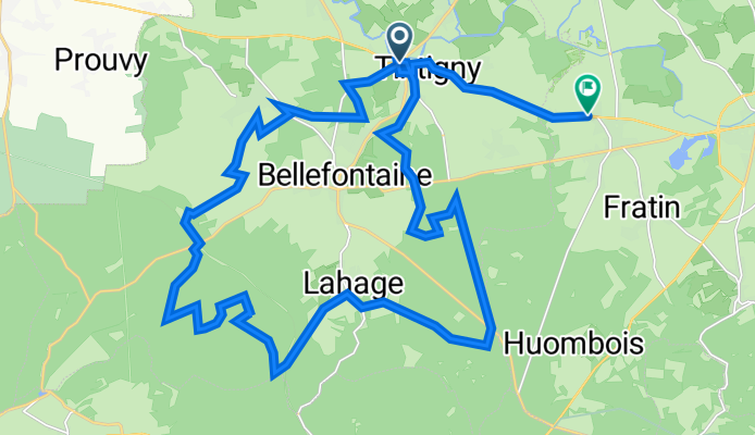Grand'Rue 103, Tintigny naar Rue de la Gare 83, Étalle