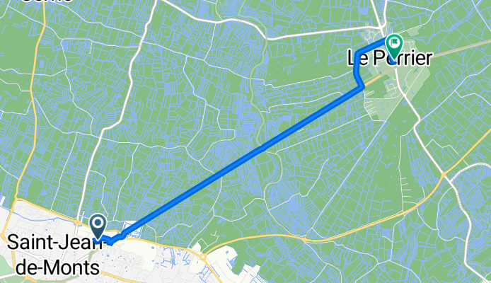 De Rue des Fileuses 8, Saint-Jean-de-Monts à Grande Rue 10, Le Perrier