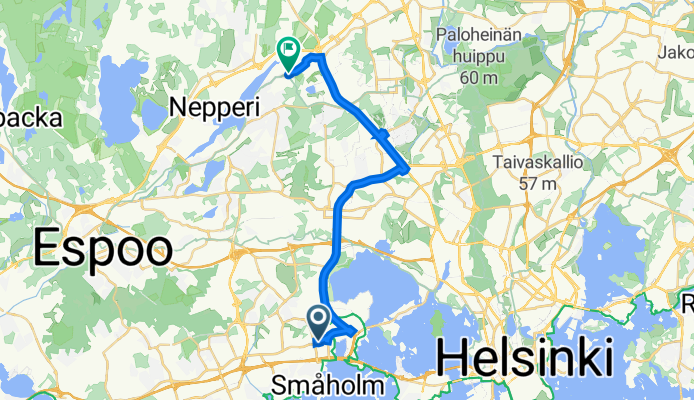Tapionaukio 4, Espoo to Ainontie 50, Vantaa