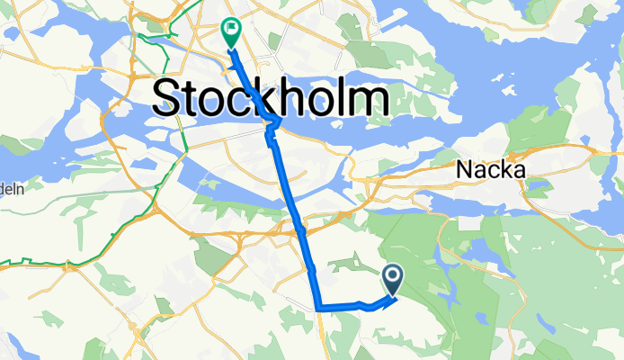 Sockenvägen 601 to Kammakargatan 62