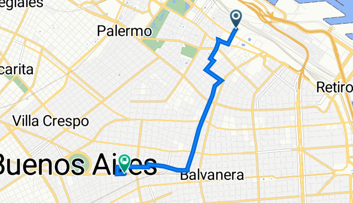 De Tagle 2872, Buenos Aires a Avenida Díaz Vélez 4087, Buenos Aires