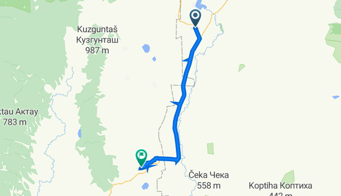 Магнитогорская кольцевая автодорога, Agapovsky District to улица Гоголя, 11, Sibay