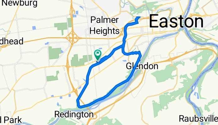 Route to Stones Crossing Road 510, Easton