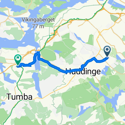 Blåvingevägen 24 to Kumla Gårdsväg