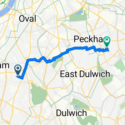 40 Hayter Road, London to 127 Kirkwood Road, London