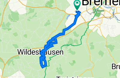 Route in der Bikemap App öffnen