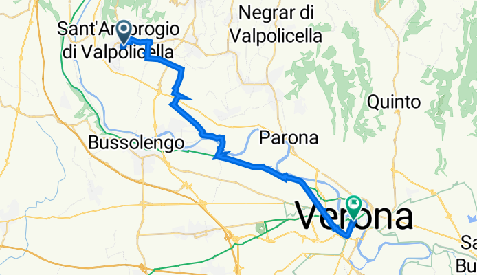 Sant'Ambrogio di Valpolicella nach Via degli Alpini 97, Verona