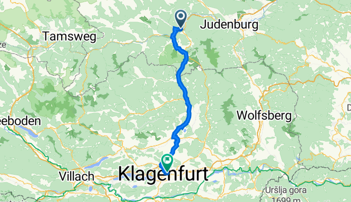 Flösserstraße 13, Lind bei Scheifling nach Irnigstraße 37, Sankt Peter am Bichl